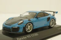 Porsche 911 (991 II) GT2 RS with silver rims 2018 lightblue, 413067275, Minichamps 1:43