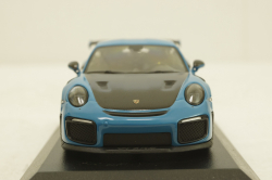 Porsche 911 (991 II) GT2 RS with silver rims 2018 lightblue, 413067275, Minichamps 1:43