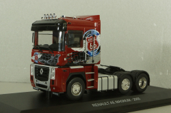Renault AE Magnum 6x2 "Route 66" 2005, red, Truck Tuning Collection #14, Hachette 1:43