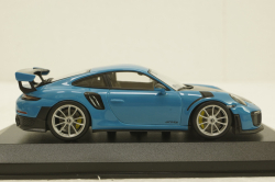 Porsche 911 (991 II) GT2 RS with silver rims 2018 lightblue, 413067275, Minichamps 1:43