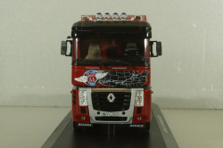 Renault AE Magnum 6x2 "Route 66" 2005, red, Truck Tuning Collection #14, Hachette 1:43