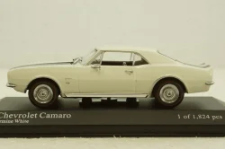Chevrolet Camaro 1967 white, 400142720, Minichamps 1:43