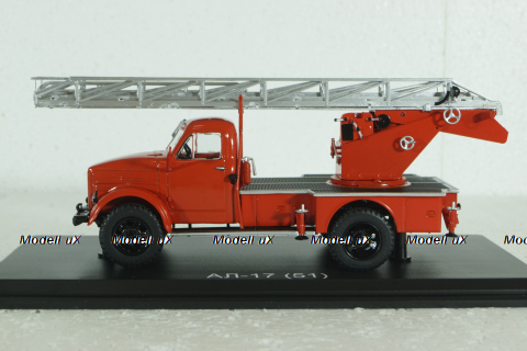 АЛ-17 (51) пожарная автолестница на шасси Газ-51, SSM1584, SSM 1:43
