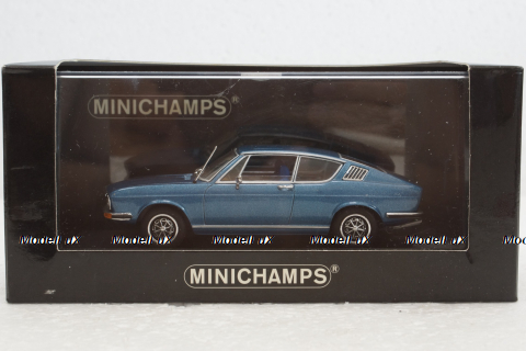 Audi 100 Coupe S 1969 blue,  430019127, Minichamps 1:43