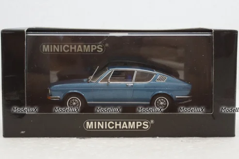 Audi 100 Coupe S 1969 blue,  430019127, Minichamps 1:43