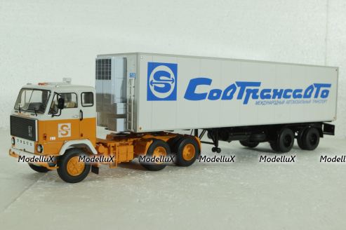 Volvo F89 с п/прицепом Klegel France "Совтрансавто", SSM1559, SSM 1:43