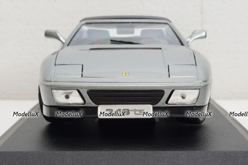 Ferrari 348 TS (1989), silvergrey, BU1816006GY, Burago 1:18