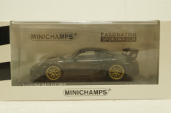 Porsche 911 (991 II) GT2-RS  with gold rims 2018 darkgreen, 413067286,  Minichamps 1:43