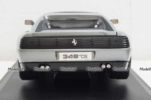 Ferrari 348 TS (1989), silvergrey, BU1816006GY, Burago 1:18