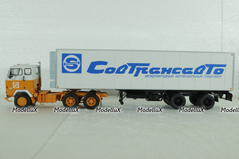 Volvo F89 с п/прицепом Klegel France "Совтрансавто", SSM1559, SSM 1:43
