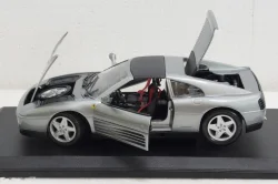 Ferrari 348 TS (1989), silvergrey, BU1816006GY, Burago 1:18