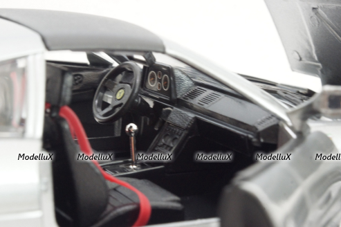 Ferrari 348 TS (1989), silvergrey, BU1816006GY, Burago 1:18