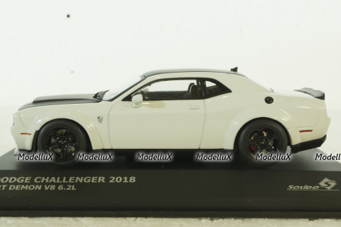 Dodge Challenger Demon 2018, white, 4310303, Solido 1:43