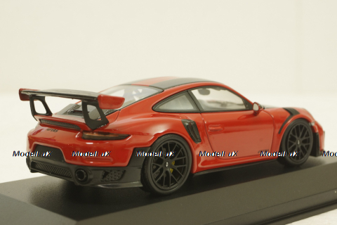Porsche 911 (991/2) GT2 RS with black rims  2018 red,  413067292, Minichamps 1:43