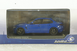 Alfa Romeo Giulia Quadrifoglio 2016 blue, 4313104, Solido 1:43