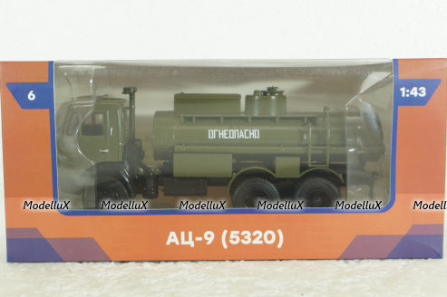 КАМАЗ 5320 АЦ-9 Легендарные Грузовики СССР №6, 1:43