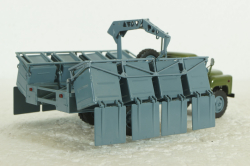 М-30 (53) мусоровоз М-30, на шасси Газ-53 (ранний), хаки/синий, Автоистория 1:43