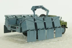 М-30 (53) мусоровоз М-30, на шасси Газ-53 (ранний), хаки/синий, Автоистория 1:43