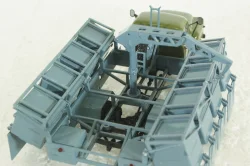 М-30 (53) мусоровоз М-30, на шасси Газ-53 (ранний), хаки/синий, Автоистория 1:43