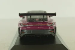 Porsche 911 (992) GT3 RS with Weissach-Package, rubin red/golden rims and black décor, 413062123, Minichamps 1:43 