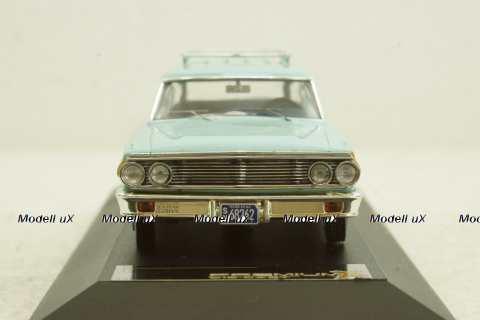 Ford Country Squire 1964, light blue, PRD202,  PremiumX 1:43