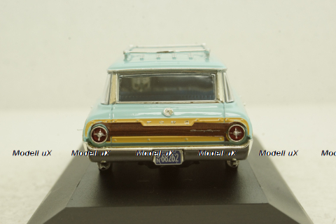 Ford Country Squire 1964, light blue, PRD202,  PremiumX 1:43