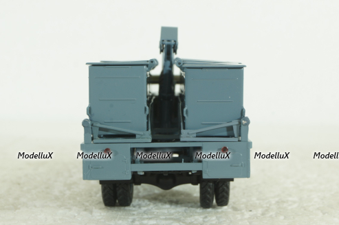 М-30 (53) мусоровоз М-30, на шасси Газ-53 (ранний), хаки/синий, Автоистория 1:43