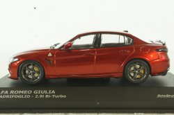 Alfa Romeo Giulia Quadrifoglio 2016 red, 4313102, Solido 1:43