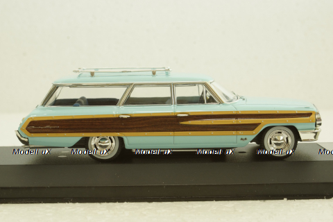 Ford Country Squire 1964, light blue, PRD202,  PremiumX 1:43