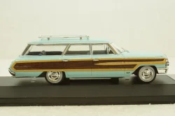 Ford Country Squire 1964, light blue, PRD202, PremiumX 1:43