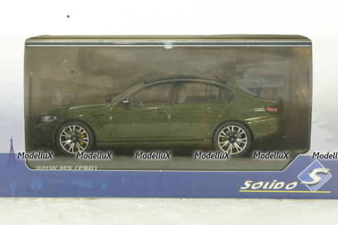 BMW 5-Series M5 F90 V8 Biturbo 2021, Green, 4312701, Solido 1:43