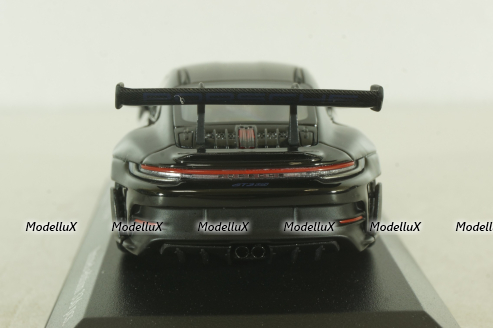 Porsche 911 (992) GT3 RS with Weissach-Package, blue/black rims and black décor, 413062109, Minichamps 1:43  