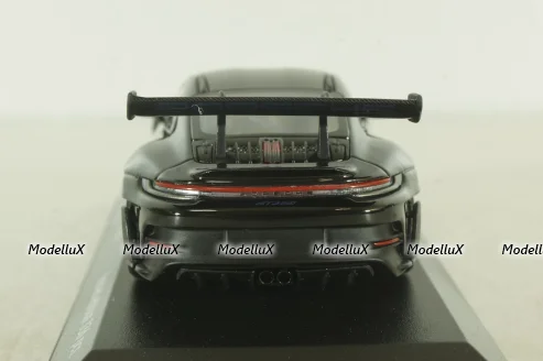 Porsche 911 (992) GT3 RS with Weissach-Package, blue/black rims and black décor, 413062109, Minichamps 1:43  