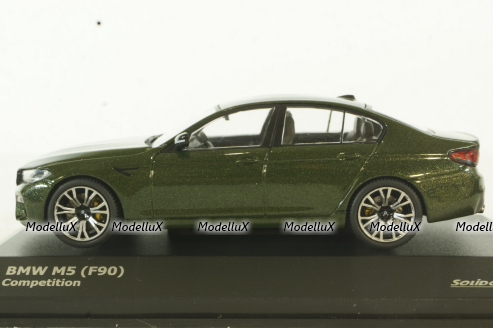 BMW 5-Series M5 F90 V8 Biturbo 2021, Green, 4312701, Solido 1:43