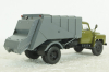 53М мусоровоз бункерного типа на шасси Газ-53 1967, хаки/серый, 103160, Автоистория 1:43