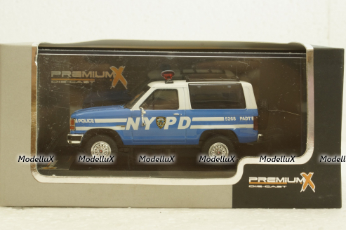 Ford Bronco II NYPD Police 1990, PRD199,  PremiumX 1:43