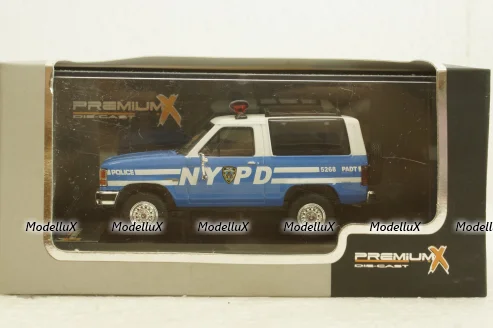 Ford Bronco II NYPD Police 1990, PRD199,  PremiumX 1:43
