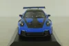 Porsche 911 (992) GT3 RS with Weissach-Package, black/ blue rims and blue décor, 413062122, Minichamps 1:43   