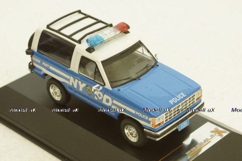 Ford Bronco II NYPD Police 1990, PRD199,  PremiumX 1:43