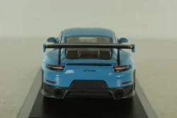 Porsche 911 (991 II) GT2 RS with Weissach Package, blue/golden rims, 413067274, Minichamps 1:43