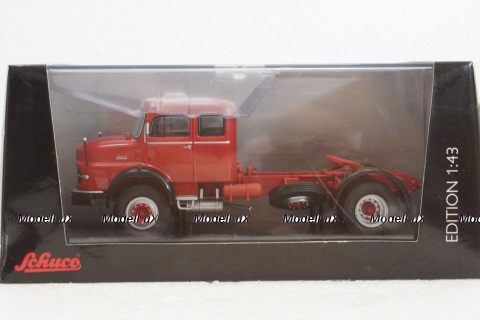 Mercedes LS 1620 red, 450359800, Schuco 1:43