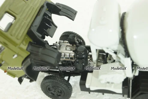 Камаз-5511, СБ-92, бетоносмеситель, 102910, АвтоИстория 1:43