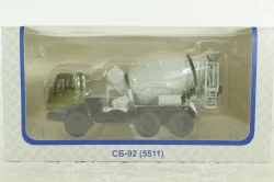 Камаз-5511, СБ-92, бетоносмеситель, 102910, АвтоИстория 1:43