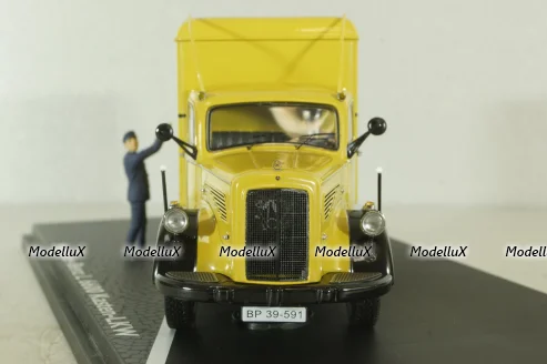 Mercedes L6600 truck Deutsche Bundespost, yellow, 010585, Schuco 1:43