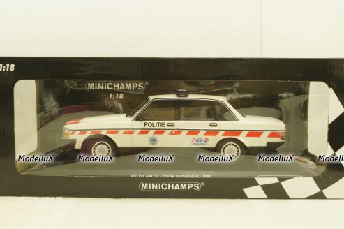Volvo 240 GL, Politie Netherlands, 1986, 155171498, Minichamps 1:18