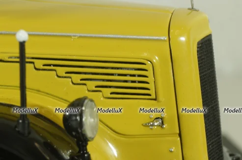 Mercedes L6600 truck Deutsche Bundespost, yellow, 010585, Schuco 1:43