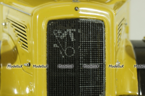 Mercedes L6600 truck Deutsche Bundespost, yellow, 010585, Schuco 1:43
