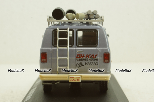 Dodge Ram Van 1986 Movie Home Alone (1990) silver, 86560, Greenlight 1:43