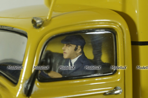 Mercedes L6600 truck Deutsche Bundespost, yellow, 010585, Schuco 1:43