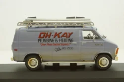 Dodge Ram Van 1986 Movie Home Alone (1990) silver, 86560, Greenlight 1:43